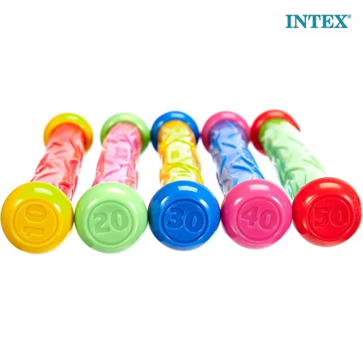 INTEX Underwater Play Sticks – 5 Piece Diving Pool Toy Set for Kids Ages 6+ - Intex - Image 8