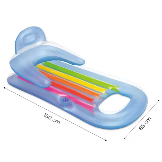 Intex 58802 Air Mattress Tanning – 160 x 85 cm -Light Blue - Intex - Image 2