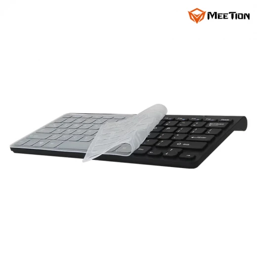 Meetion Wired USB Mini Keyboard  Ultra-thin and lightweight design Black - Arabic , English Layout Language (K400-RS) - Meetion - Image 3