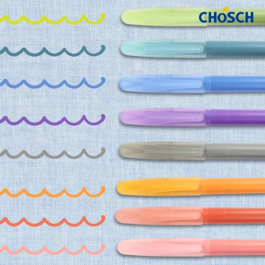 CHOSCH Pocket Gel Pen Tip 0.5 mm 8 Colors , Fast Dry , Mat Finished (CS-G332-RS) - Chosch - Image 8