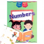 كتاب لوح أبيض قابل للمسح لتعلّم الأرقام – الحجم 33.5 × 24 سم، 10 صفحات (1709) - ألعاب ار اس