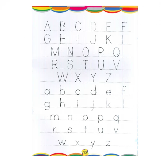 Erasable white book learning letters of animals with drawing animals shape size 33.5 x 24 cm 10 Pages (1709-RS) - Rs Toys - Image 2