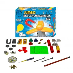 Jumbo Electromagnetic Set for Kids – 60+ Fun & Educational Experiments, Ages 8+