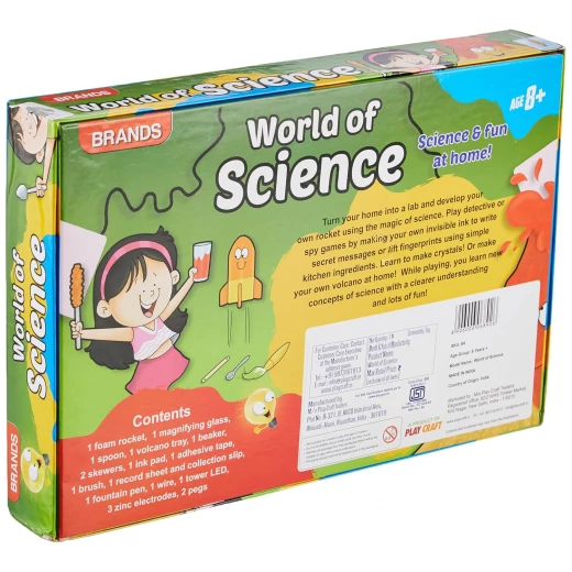 Play Craft World of Science – DIY Science Experiments Kit for Kids Ages 8+ - Rs Toys - Image 2