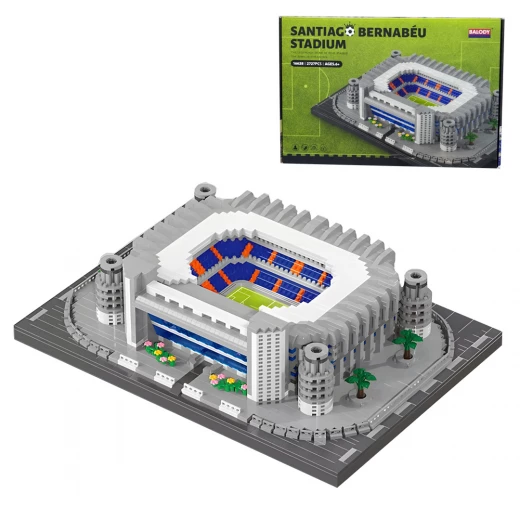 Santiago Bernabéu Football Stadium Building Model – 2727 Pieces | Real Madrid Stadium Replica | Educational Building Toy for Kids & Adults | Suitable for Ages 6+ - Rs Toys - Image 2