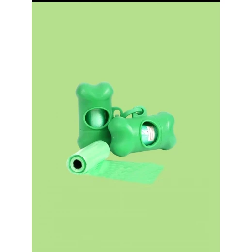 Pet poop bag 2 rolls with Bag Holder Pet poop bag 2 rolls with Bag Holder
