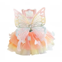 Pet Dress butterfly design Large
