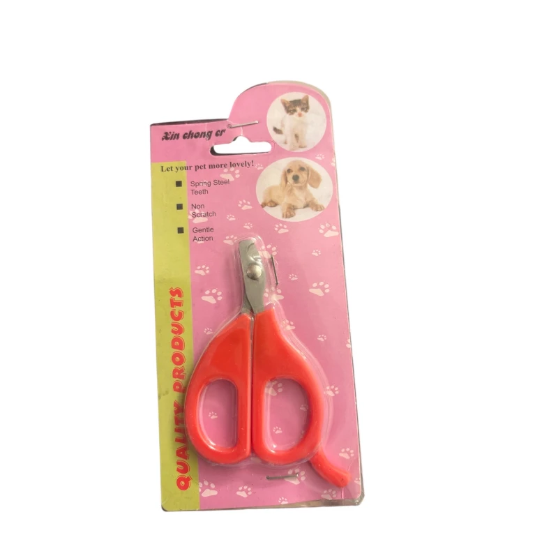 Pets Xin Chong Er Pet Nail Scissors , one size , Red color - Pets