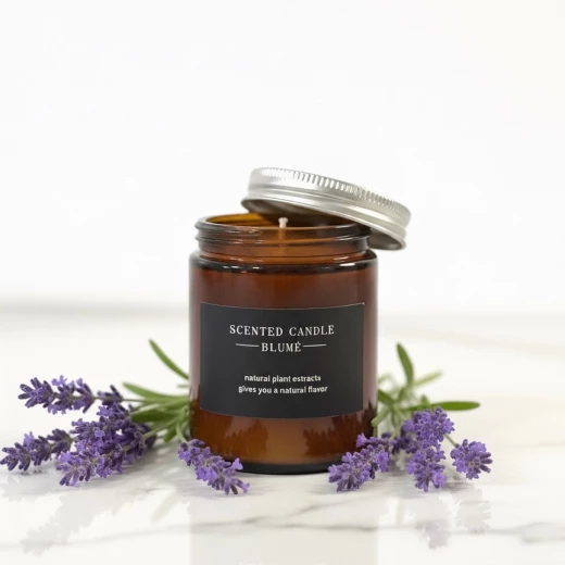 شمعة معطرة برائحة الافندر - لوجين هوم - Image 4