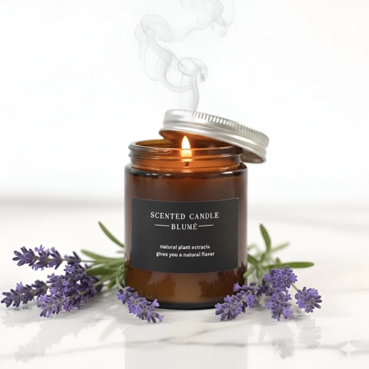 شمعة معطرة برائحة الافندر