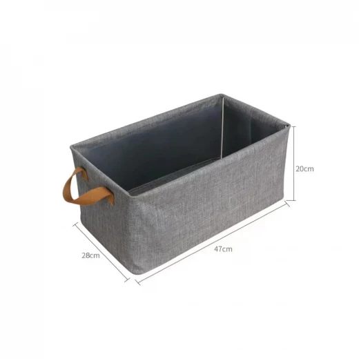 Foldable Fabric Storage Basket with Handles – Closet & Drawer Organizer- Manzil - Manzil - Image 4