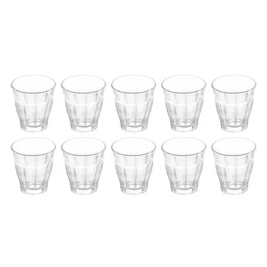 Shockproof Tea Glass Set – 10 Cups with Cylindrical Bag 7.2×7.2×30 cm - Anti-Break & Water-Resistant - Atad - Image 2
