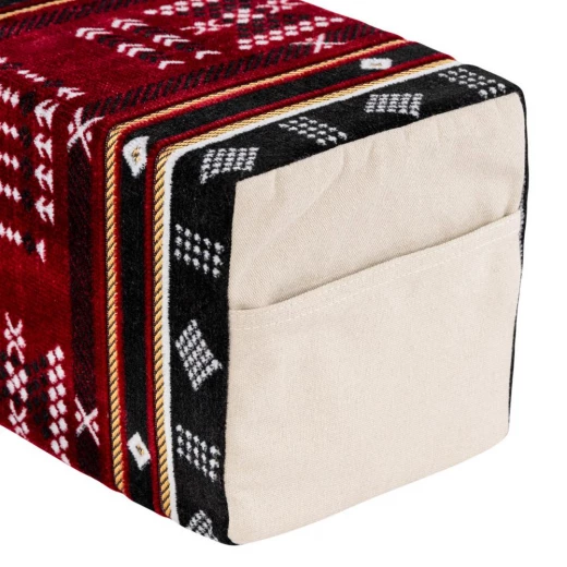 Atad Turkish sponge cushion, Red , 48×22×22 cm – Comfortable, Lightweight & Multi-Purpose for Outdoor Use - Atad - Image 4