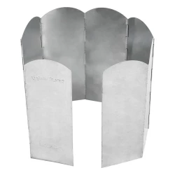  Iron Wind Shield, 50 cm, 8 Panels, Foldable, Wind-Resistant, Heat-Resistant up to 660 ℃