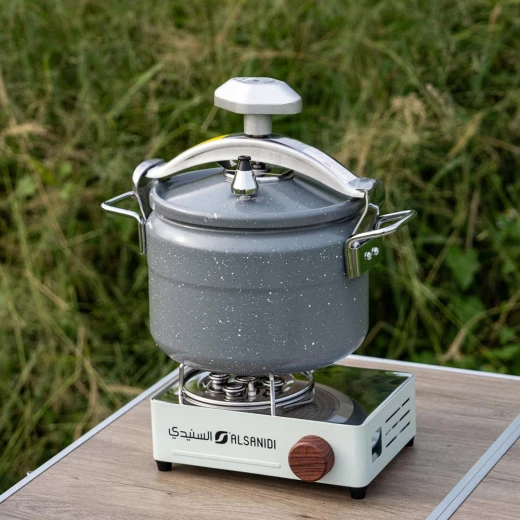 5L Heavy-Duty Aluminum Pressure Cooker with Ceramic Coating – Fast, Safe & Durable Cooking - Atad - Image 2