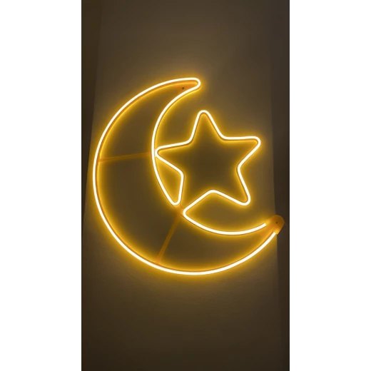 هلال رمضان زينة led 50 سم - Image 2