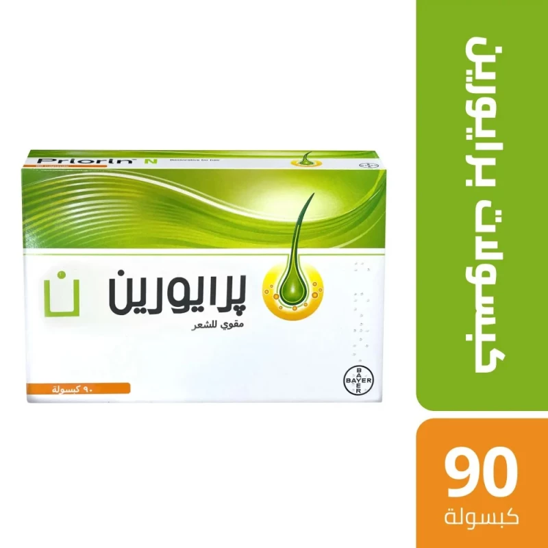 كبسولات إنتنس لعلاج تساقط الشعر 90 كبسولة يدعم نمو الشعر وتجديده بمستخلص الدخن، إل-سيستين والبيوتين من برايورين - برايورين