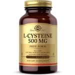 Solgar L-Cysteine 500mg – 90 Vegetable Capsules – Free Form Amino Acid for Keratin Support, Hair, Skin & Nails – Vegan, Gluten & Dairy Free - Solgar