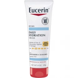 Eucerin Daily Moisturizing Cream, SPF 30, Fragrance-Free, 8 fl oz (226 ml)