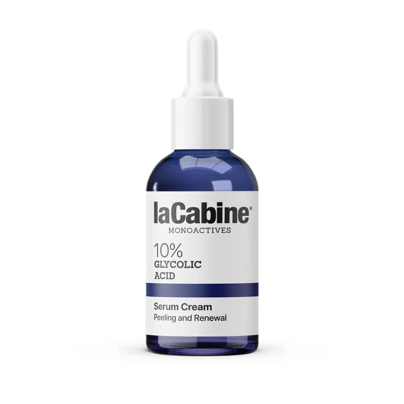 Lacabine Glycolic Acid 10% Serum Cream 30ml 2-in-1 Peeling Serum Cream for Radiant, Renewed Skin - LaCabine