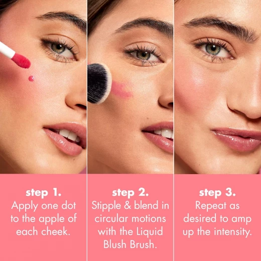 e.l.f. Camo Liquid Blush, High Pigment Long Lasting Liquid Blush, Soft Dewy Finish, Vegan & Cruelty-Free- Comin in Hot Pink - e.l.f. - Image 3