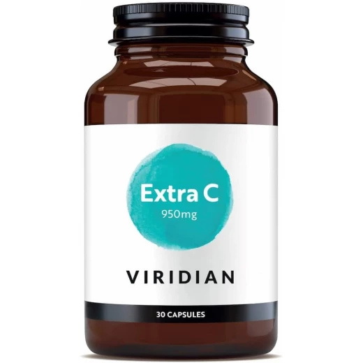 Viridian Extra C 950mg – 30 Veg Capsules – High Strength Vitamin C Supplement for Immune & Antioxidant Support Viridian Extra C 950mg – 30 Veg Capsules – High Strength Vitamin C Supplement for Immune & Antioxidant Support