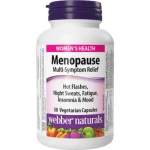 Webber Naturals Menopause Multi-Symptom Relief – 30 Vegetarian Capsules – Hormone-Free EstroG-100® Herbal Formula for Menopause Symptom & Mood Support - Webber Naturals