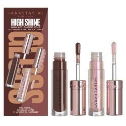 Anastasia Beverly Hills Mini Lip Gloss Duo – High Pigment Scented Lip Lacquer Set for Volumized, Shimmering & Luminous Lips (Molten/Aura)