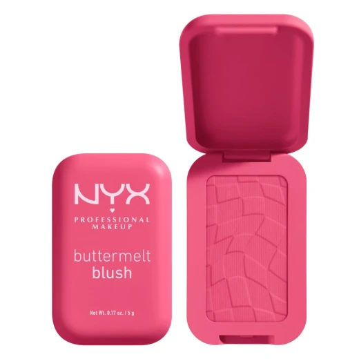 NYX Professional Makeup Buttermelt Powder Blush – Getting Butta – Soft Powder Blush with Mango, Shea & Almond Butter – Up to 12H Fade & Transfer Resistant Wear – Vegan Formula Bullet Points: Buttery-soft powder (Getting Butta) NYX Professional Makeup Buttermelt Powder Blush – Getting Butta – Soft Powder Blush with Mango, Shea & Almond Butter – Up to 12H Fade & Transfer Resistant Wear – Vegan Formula Bullet Points: Buttery-soft powder (Getting Butta)