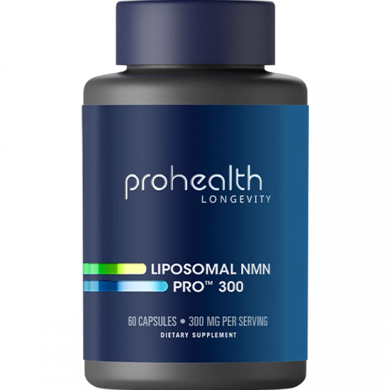 بروهيلث لِيبوسومال NMN Pro 300 – 300 ملجم NMN لكل جرعة، دعم للطاقة وحيوية الخلايا (60 كبسولة نباتية) - بروهيلث