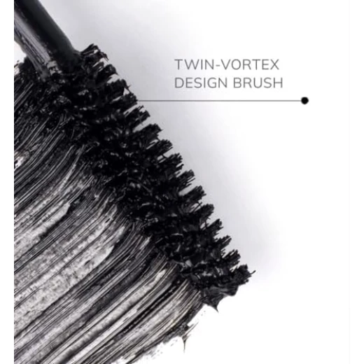 FARMASi Infinilash Mascara, Lengthening & Volumizing Definition, Twin-Vortex Silicone Brush, Clump-Free Lightweight Formula, Ultra Black Finish - Farmasi - Image 2