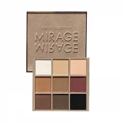 FARMASi Oasis Collection Mirage Eyeshadow Palette – 8.1 g / 0.29 oz – 9 Highly Pigmented Matte & Shimmer Shades – Long-Lasting, Blendable, Travel-Friendly Eye Makeup Palett