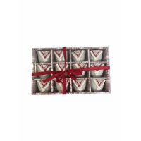 12-Piece Arabic Coffee Cups Set with Traditional Red Shemagh-Inspired Design in Luxury Gift Box – Ceramic Arabic Coffee Cups for Hospitality & Special Occasions