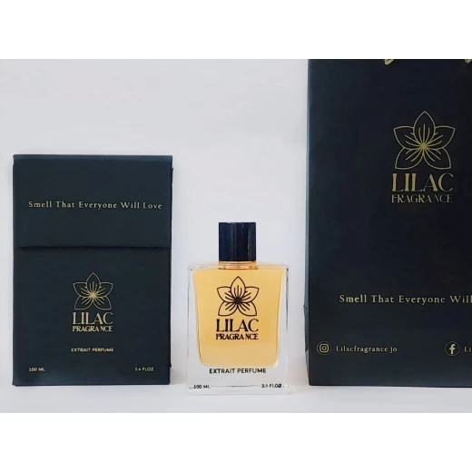 Lilac Fragrance Golden Leather Perfume for Men 100ml Oud Rose Saffron Scent Long Lasting Eau de Parfum - Lilac fragrance - Image 3