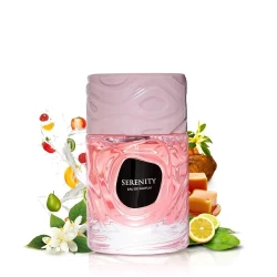 عطر لو بونور سيرينيتي أو دو بارفان – 100 مل، عطر فاخر برائحة الماندرين والياسمين وقاعدة دافئة من الكراميل والعنبر لرائحة تدوم طويلاً