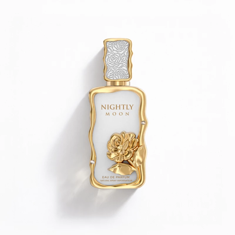 لابونير نايتي مون 100 ملعطر Le Bonheur Nightly Moon للنساء حجم 100 مل EDP، تركيبة أنثوية جذابة تدوم طويلاً، رائحة فاخرة تجمع بين النعومة والجاذبية، مثالي للاستخدام اليومي والمناسبات الخاصة مع ثبات عالي وأناقة مميزة