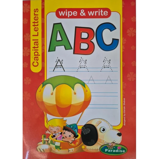 كتاب امسح ونظف ABC كتاب تعليم الحروف القابل للمسح مع قلم، تفاعلي للأطفال من 3 إلى 6 سنوات - دار الزينات - Image 2