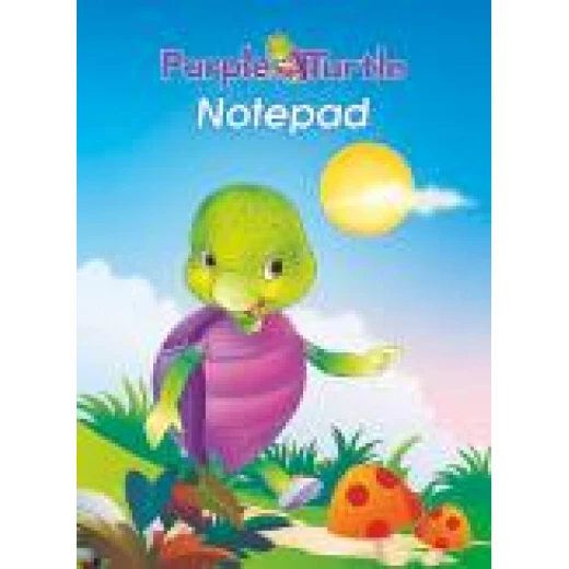 Purple Turtle Notepad, Cute and Colorful Lined Notebook from Purple Turtle Stationery Purple Turtle Notepad, Cute and Colorful Lined Notebook from Purple Turtle Stationery