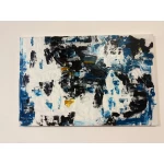 Handmade abstract painting titled "Spiritual purity" One piece - AS art