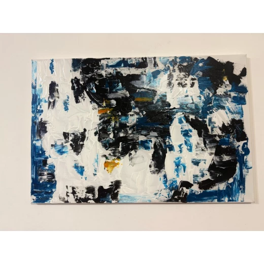 Handmade abstract painting titled Handmade abstract painting titled