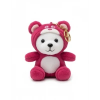 AS art Cute Teddy Bear Keychain – Soft Plush Charm with Unique Outfits, Perfect for Bags, Keys & Sweet Gifts