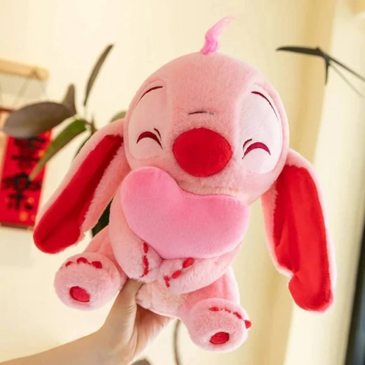 Stitch Doll with a Heart – 30cm | Soft, Cuddly Plush Toy – Perfect Gift for All Occasions - AS art - Image 4