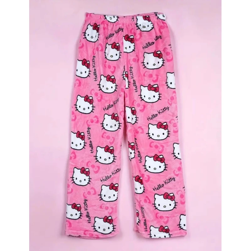 Pink Hello Kitty Lounge Pants – Soft & Cute Pajama Trousers - AS art