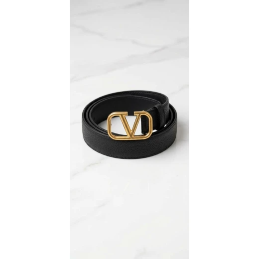 Premium Genuine Leather Belt Collection with Gold Buckles (Includes Gift Box) - AS art - Image 2