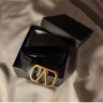 Premium Genuine Leather Belt Collection with Gold Buckles (Includes Gift Box) - AS art