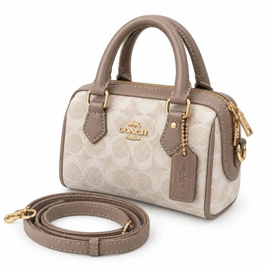 Mini Rowan Master Copy Monogram Bag 17cm | Elegant Timeless Design with Top Handles, Gold-Tone Hardware & Top Zip Closure, Includes Brand Dust Bag Mini Rowan Master Copy Monogram Bag 17cm | Elegant Timeless Design with Top Handles, Gold-Tone Hardware & Top Zip Closure, Includes Brand Dust Bag