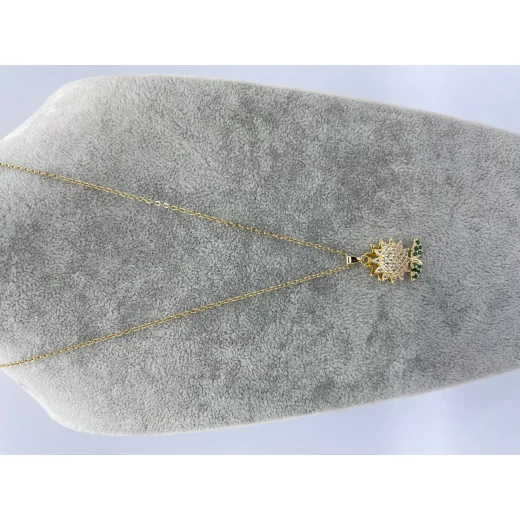 AURA Gold necklace with a unique and charming pendant – an elegant piece with lasting shine and guaranteed color - Aura - Image 2