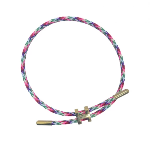 AURA Stylish bracelet featuring a colorful H-shaped design – a trendy, free-size accessory that adds personality to your look - Aura - Image 5