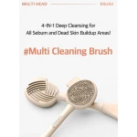 Cellology Cleaning Brush (1 pc) – 4‑in‑1 Multi‑Head Face Cleansing Tool for Deep Pore Cleaning, Exfoliation & Mask Application - Snugsy