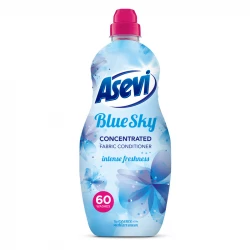 منعم ملابس أسيفي أزول الأزرق 1380 مل يكفي حتى 60 غسلة، تركيبة منعشة تمنح الملابس نعومة فائقة ورائحة زكية تدوم طويلاً، يحافظ على الأقمشة ويقلل التجاعيد، مناسب لجميع أنواع الغسيل والاستخدام اليومي